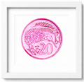 Twenty Cent Coin Limited Edition Print