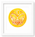 Ten Cent Coin Limited Edition Print