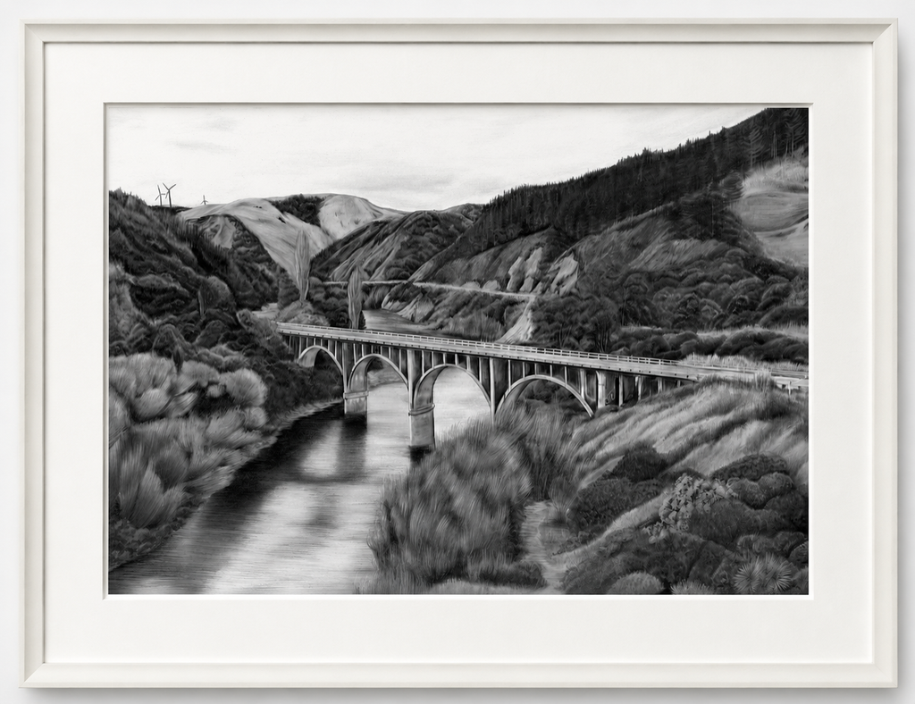 Manawatu Gorge- Bridge Limited Edition Print